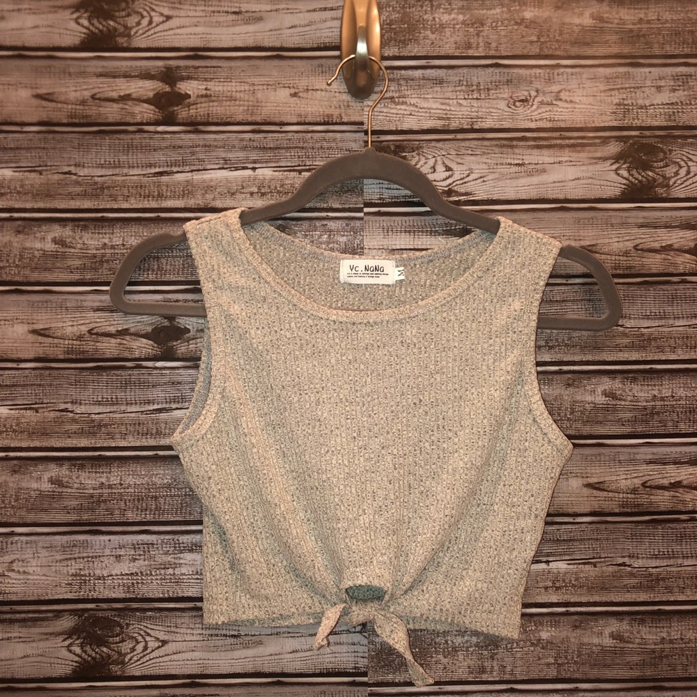 Tie Front Crop Top Medium